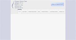 Desktop Screenshot of oregonspinecare.org